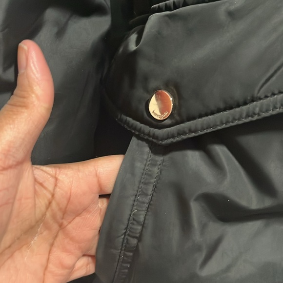 KATE SPADE Tapered Waist Puffer Jacket w/ detachable Faux Fur Trim Sz XS - Picture 5 of 14